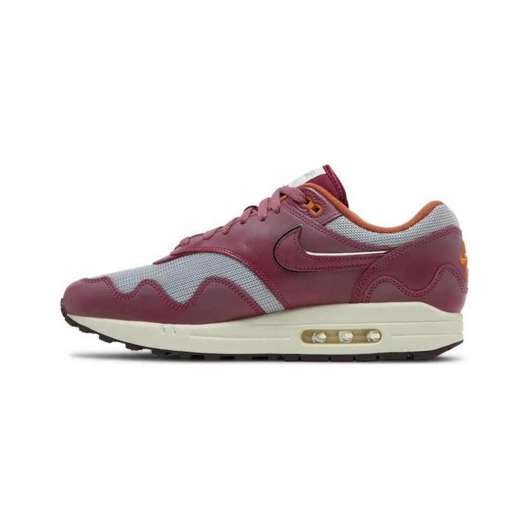 Nike Air Max 1 Patta Waves Rush Maroon (with Bracelet)