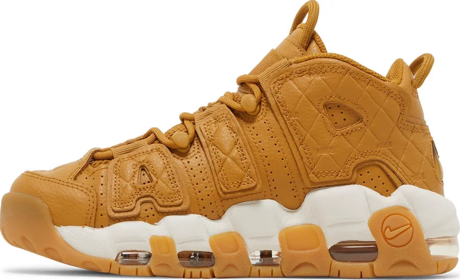 Nike Air More Uptempo Quilted Wheat Gum Light Brown (Women's)