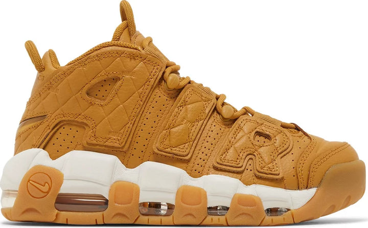 Nike Air More Uptempo Quilted Wheat Gum Light Brown (Women's)