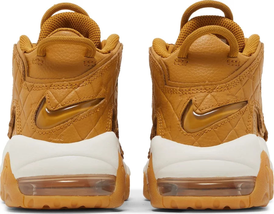 Nike Air More Uptempo Quilted Wheat Gum Light Brown (Women's)