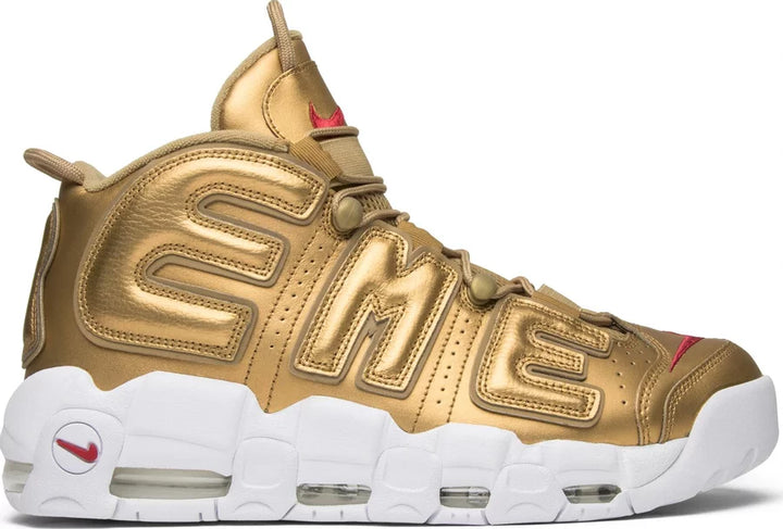 Nike Air More Uptempo Supreme Suptempo Gold