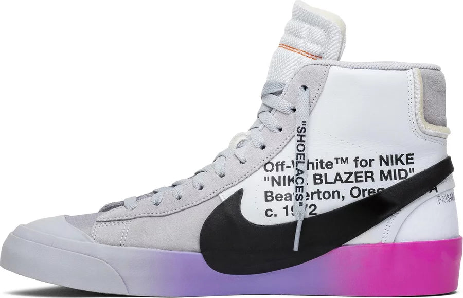 Nike Blazer Mid Off-White Wolf Grey Serena Queen