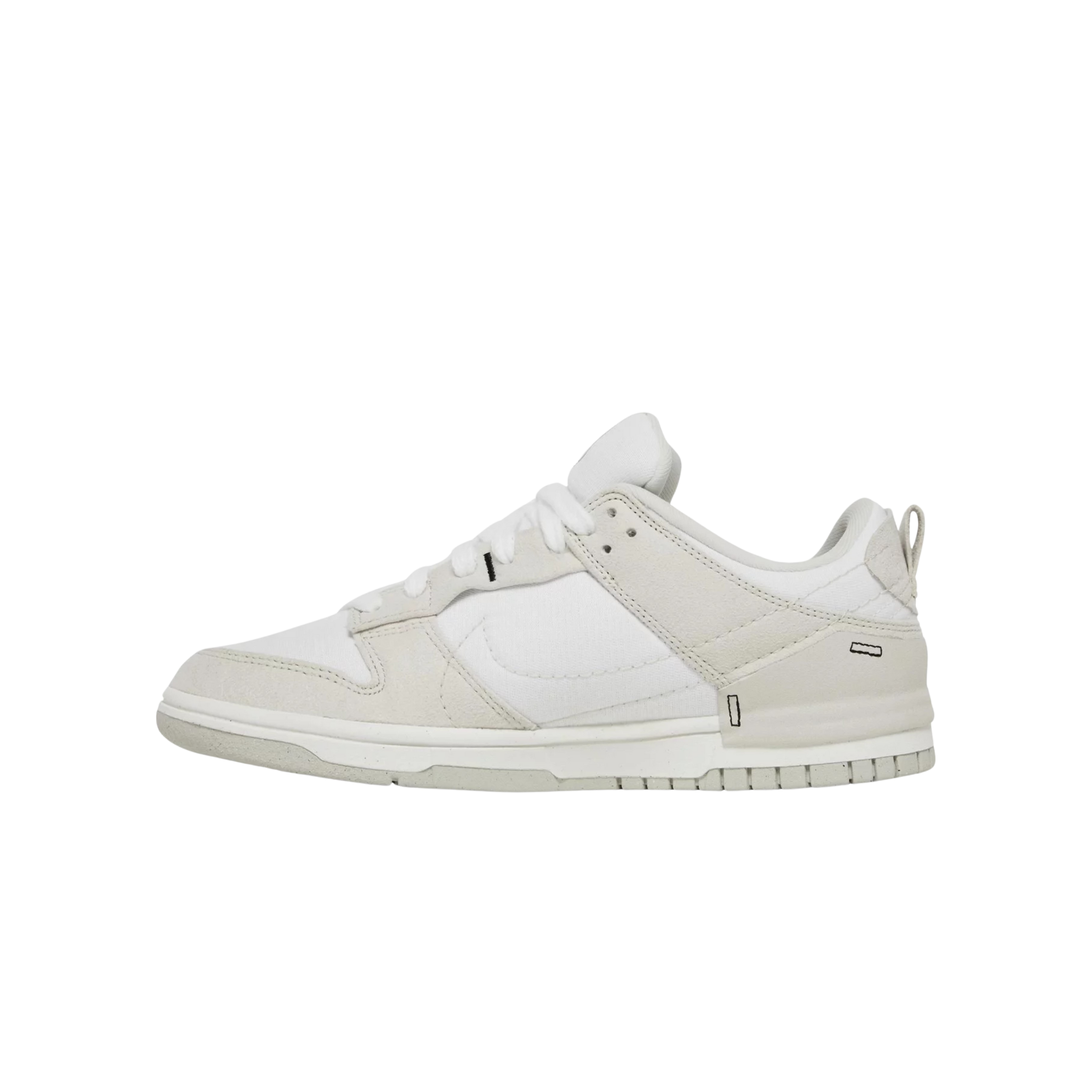 nike wmns dunk low disrupt black white pale ivory