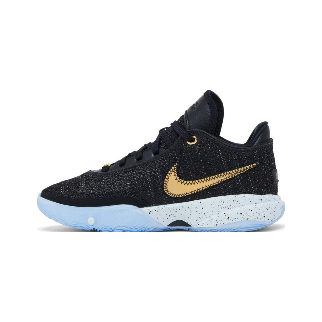 Nike lebron gold black best sale