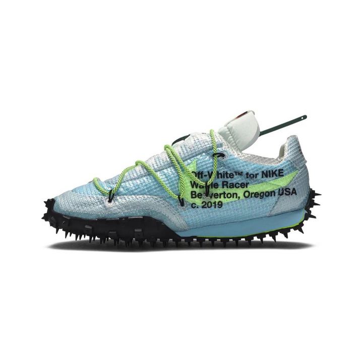 Nike Waffle Racer Off-White Vivid Sky (Women's)