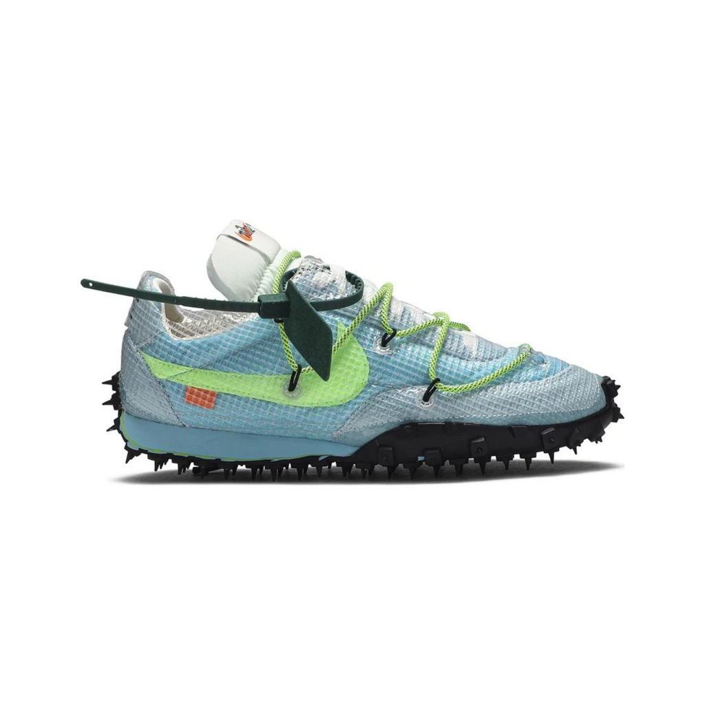Nike Waffle Racer Off White Vivid Sky Women s CD8180 400 N Hype
