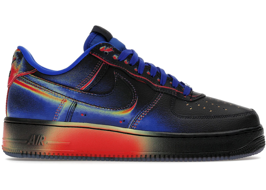 Nike Air Force 1 Low Retro Heat Map Black Racer Blue - Czarny - N-Hype