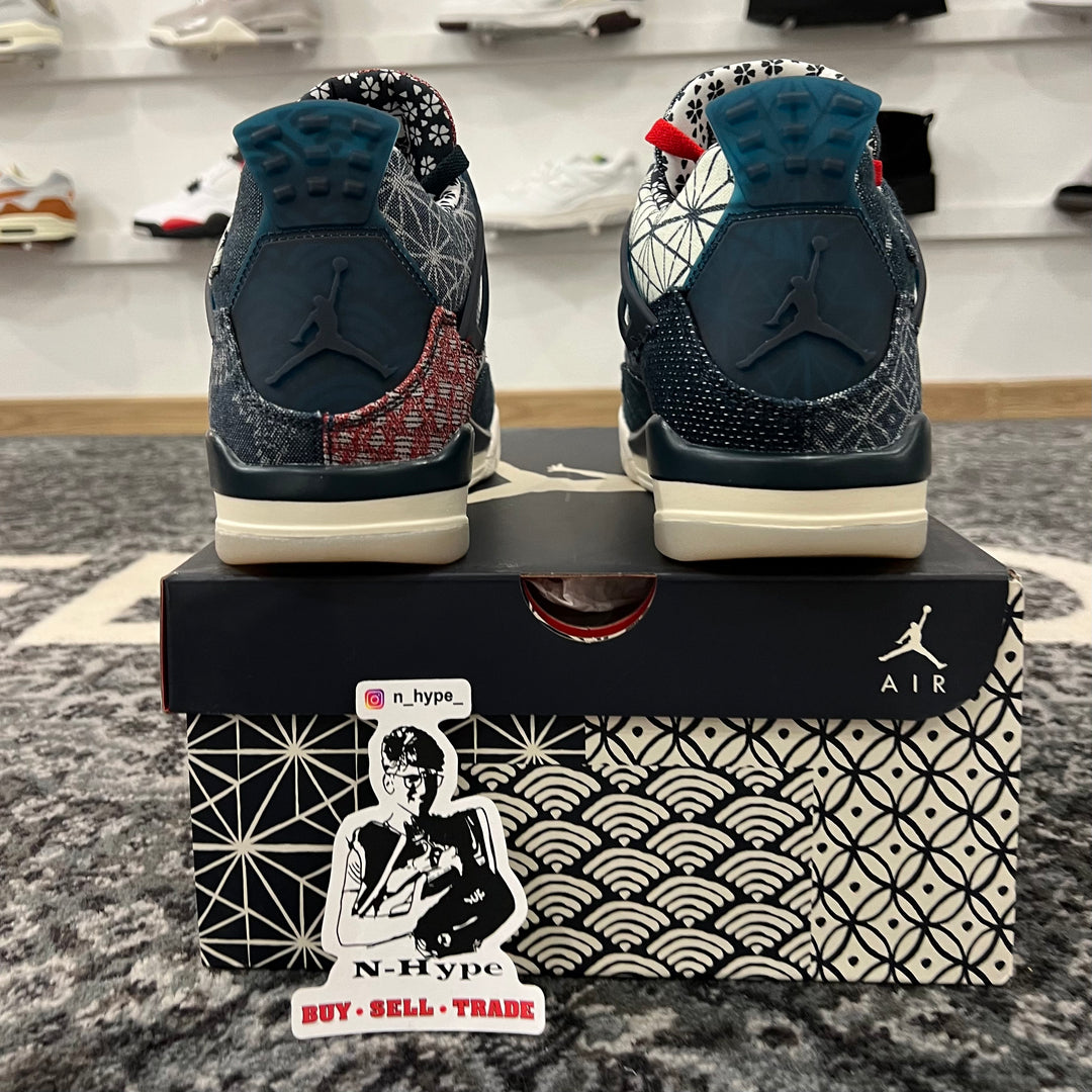 Nike Air Jordan 4 Retro Blue Sashiko Showroom NHype Lodz Polska 3