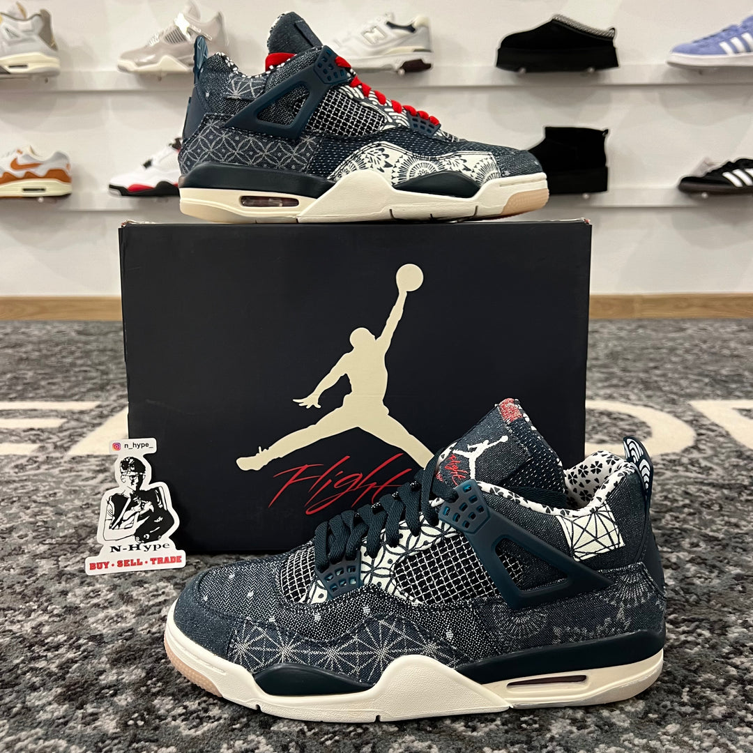 Nike Air Jordan 4 Retro Blue Sashiko Showroom NHype Lodz Polska 4