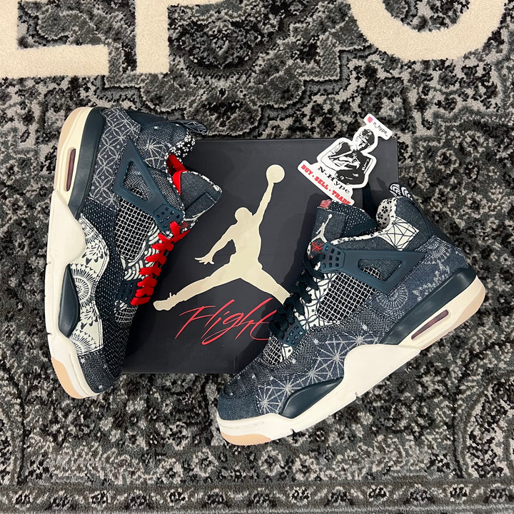 Nike Air Jordan 4 Retro Blue Sashiko Showroom NHype Lodz Polska 6