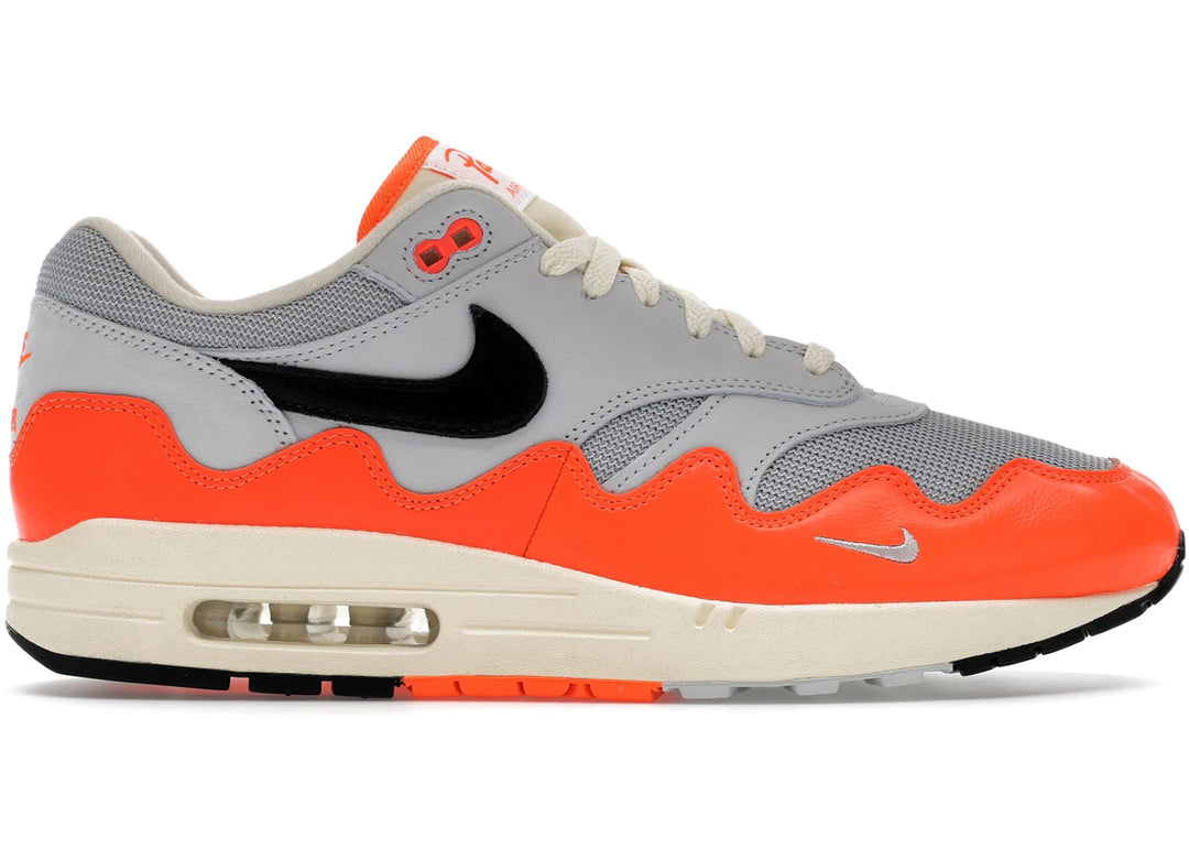 Nike Air Max 1 Patta Waves Hyper Crimson Pure Platinum (With Bracelet) - Hiperkarmazynowy. - N-Hype