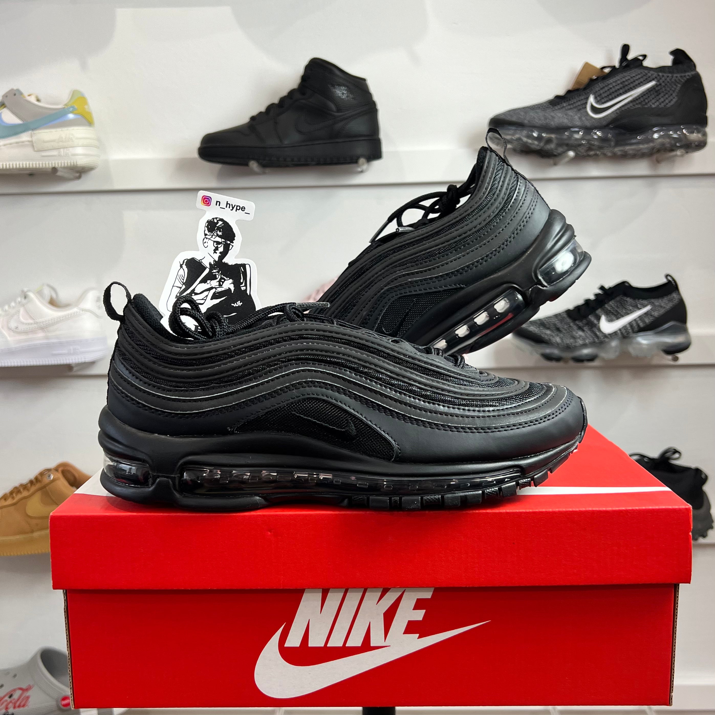 Nike Air Max 97 Triple Black BQ4567 001 N Hype