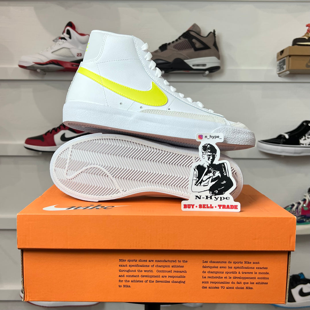 Nike Blazer Mid 77 White Lemon Venom W CZ0362 100 N Hype