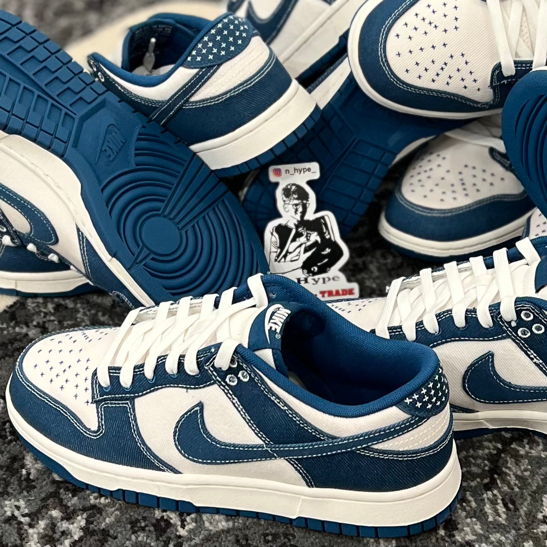 Nike Dunk Low Industrial Blue Sashiko DV0834 101 N Hype