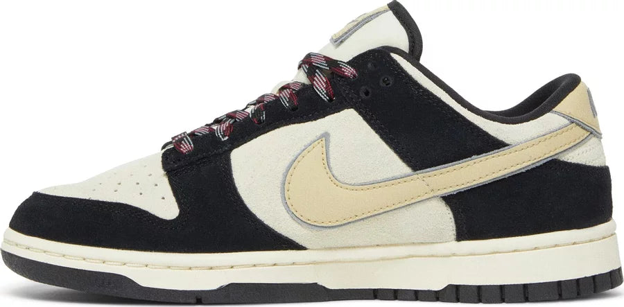 Nike Dunk Low LX Black Suede Team Gold (W) bok wewnetrzny Lodz Polska