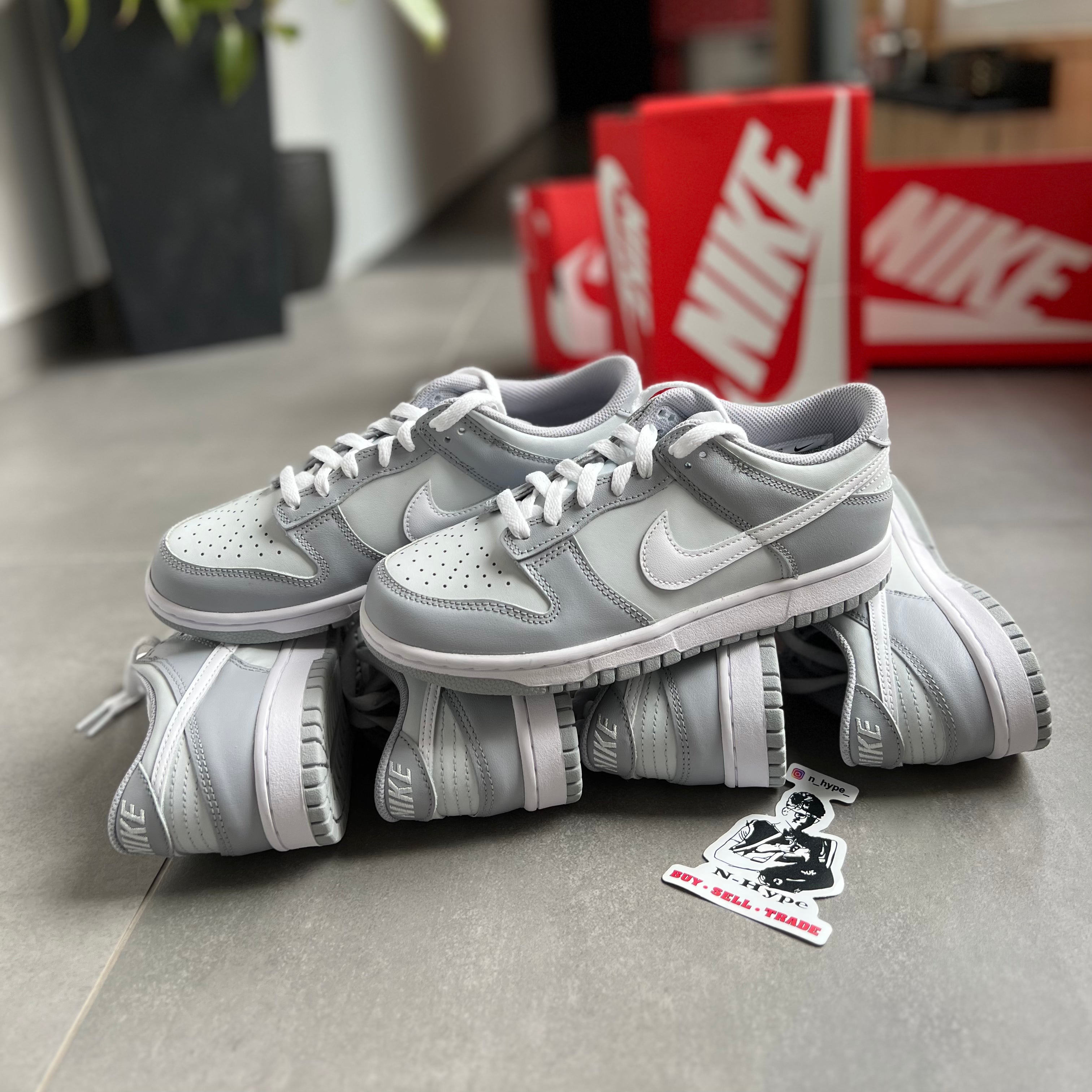 Nike Dunk Low Two-Toned Grey (GS) Showroom NHype Lodz Polska 1