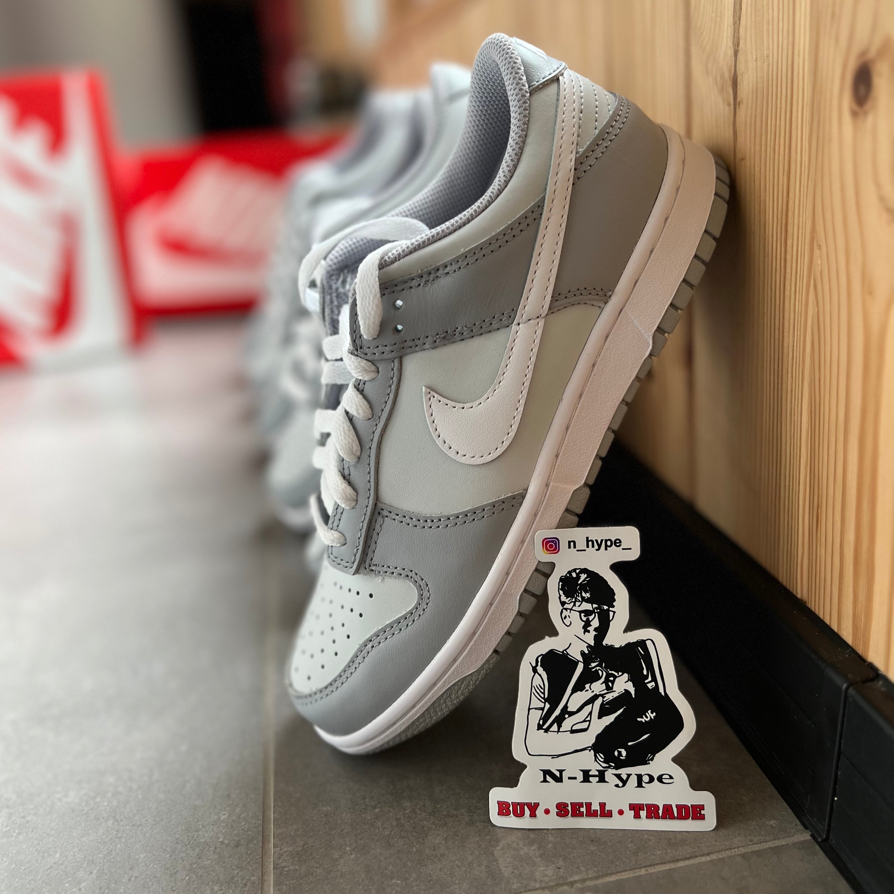 Nike Dunk Low Two-Toned Grey (GS) Showroom NHype Lodz Polska 2