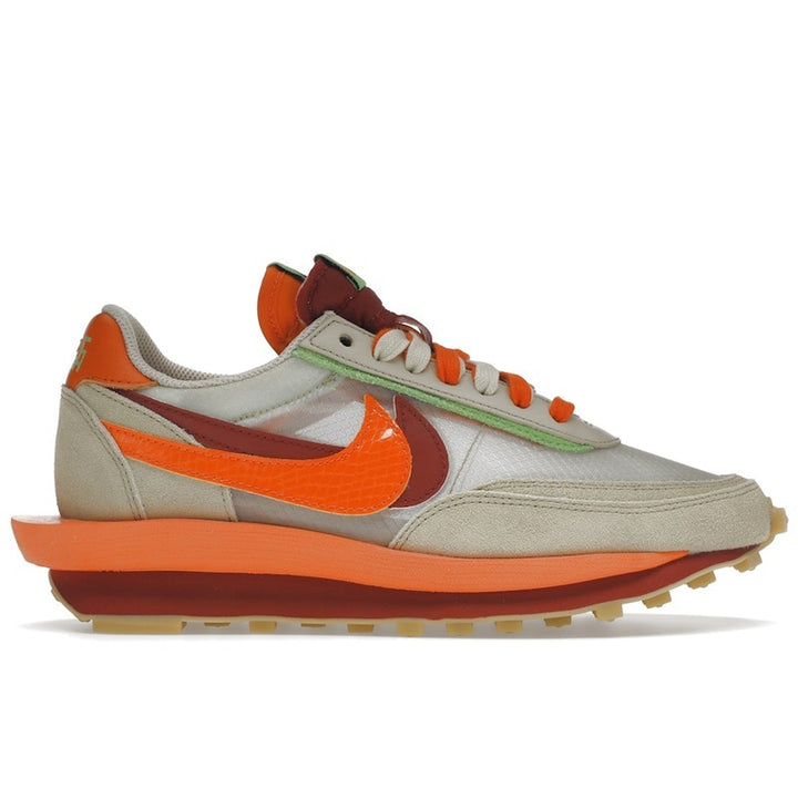 Nike LD Waffle sacai CLOT Kiss of Death Net Orange Blaze - siatka - N-Hype