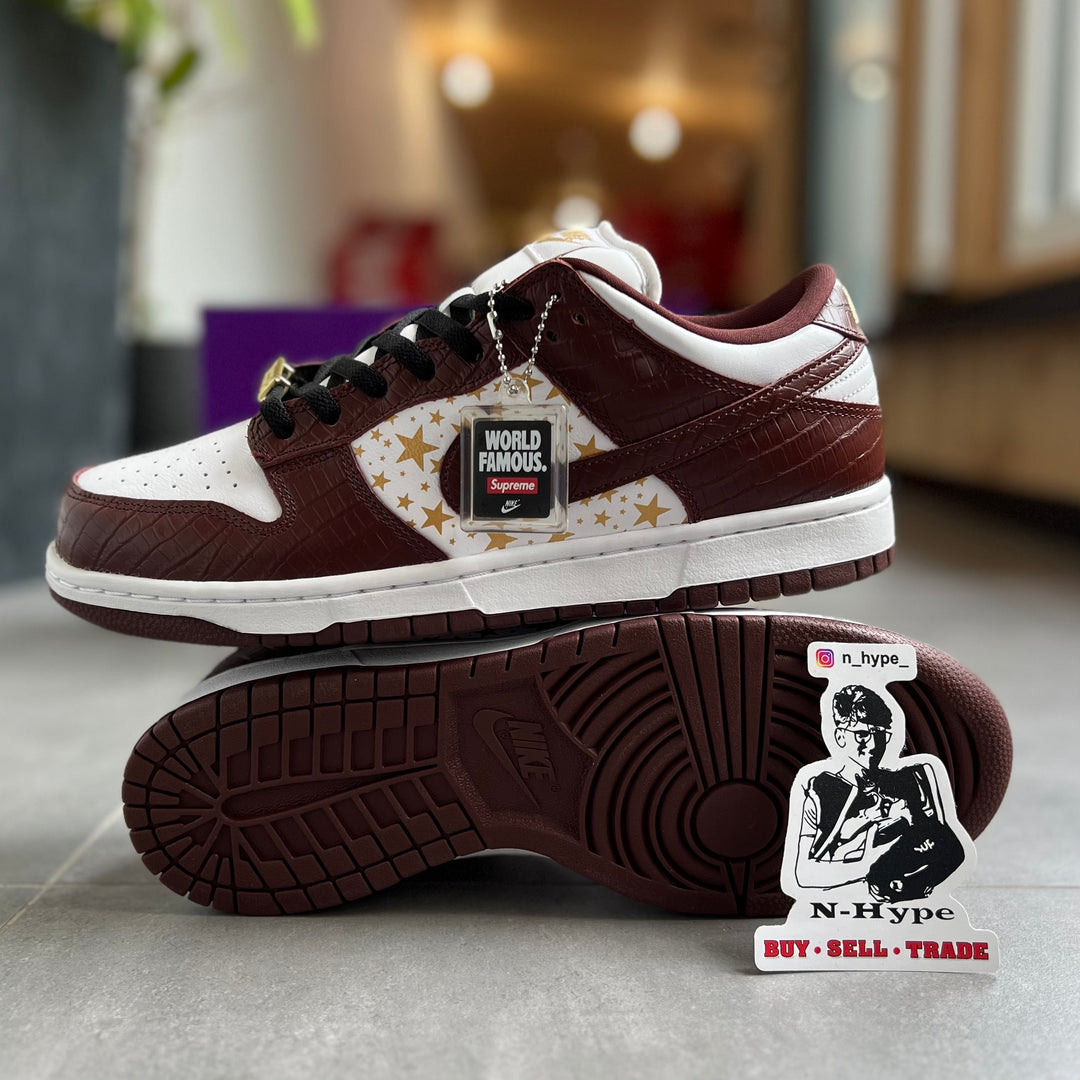 Nike SB Dunk Low Supreme Stars Barkroot Brown (2021) Showroom NHype Lodz Polska 1