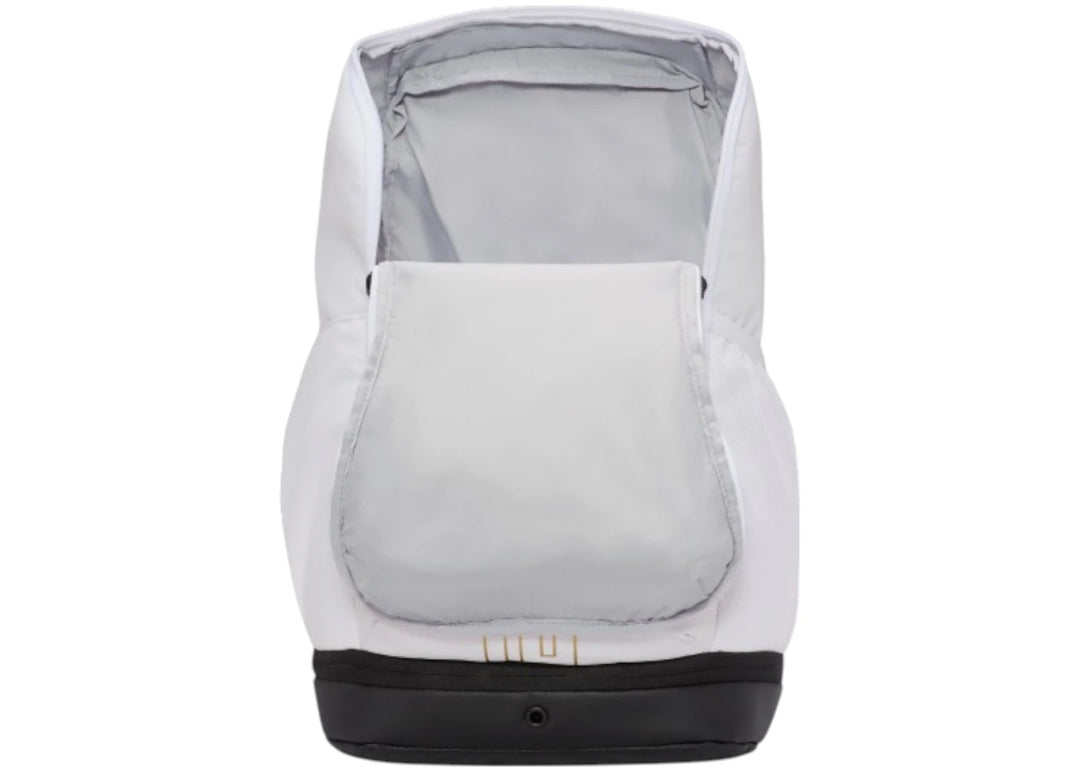 Nike Varsity Elite Backpack White/Black/Metallic Gold - Biel - N-Hype