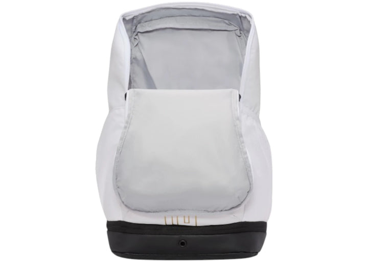 Nike Varsity Elite Backpack White/Black/Metallic Gold - Biel - N-Hype