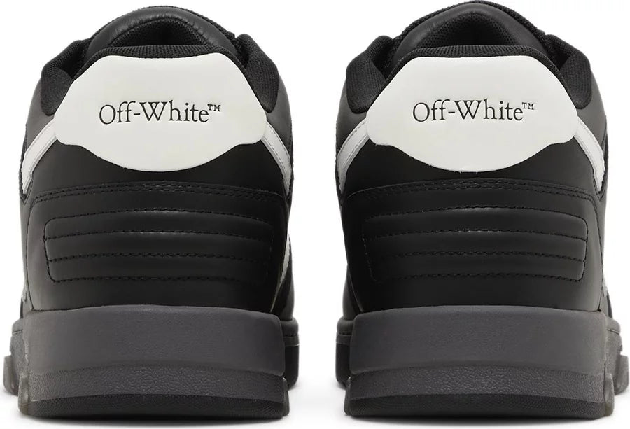 OFF-WHITE Out Of Office OOO Low Tops Black Grey