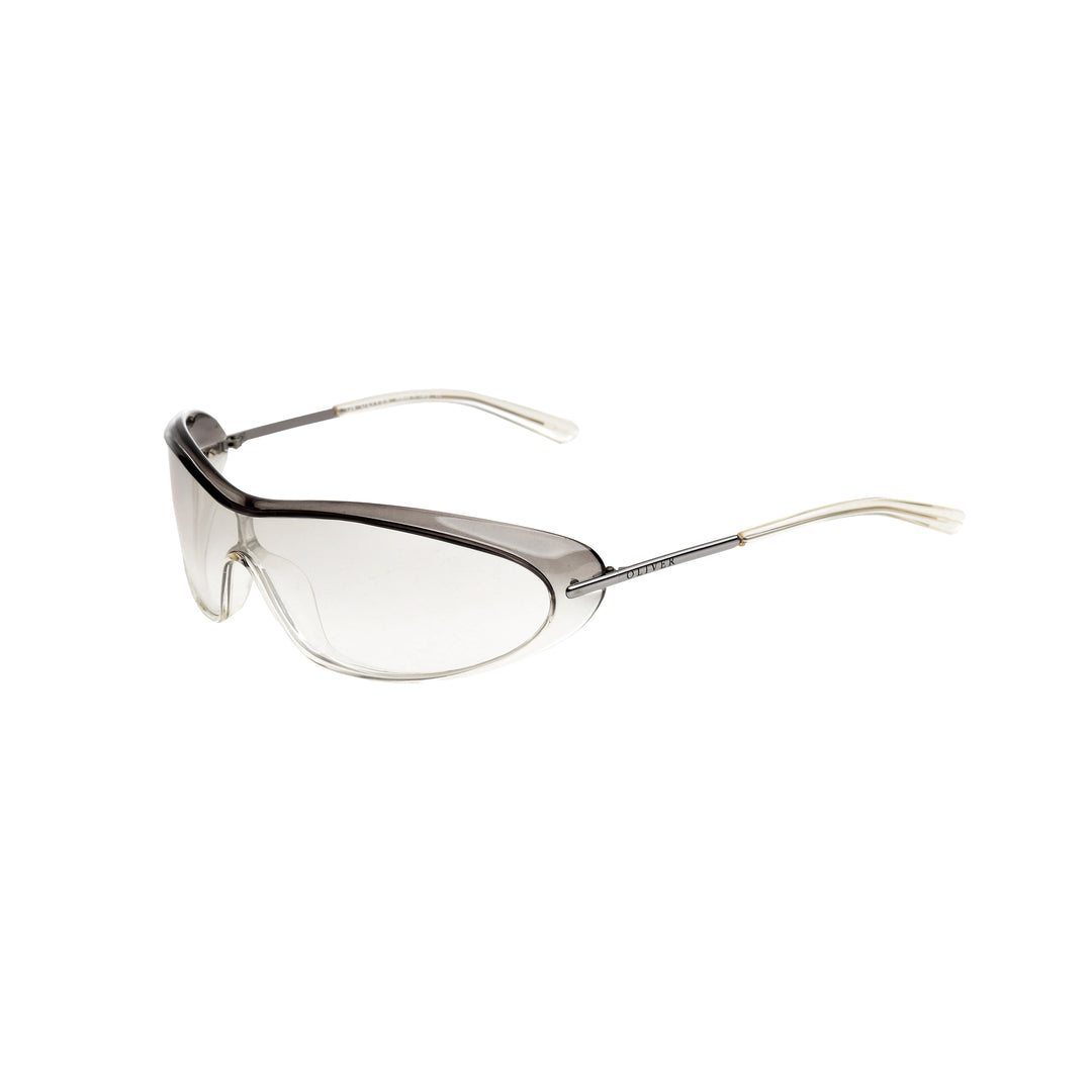 Oliver by Valentino 90's Transparent White Sunglasses