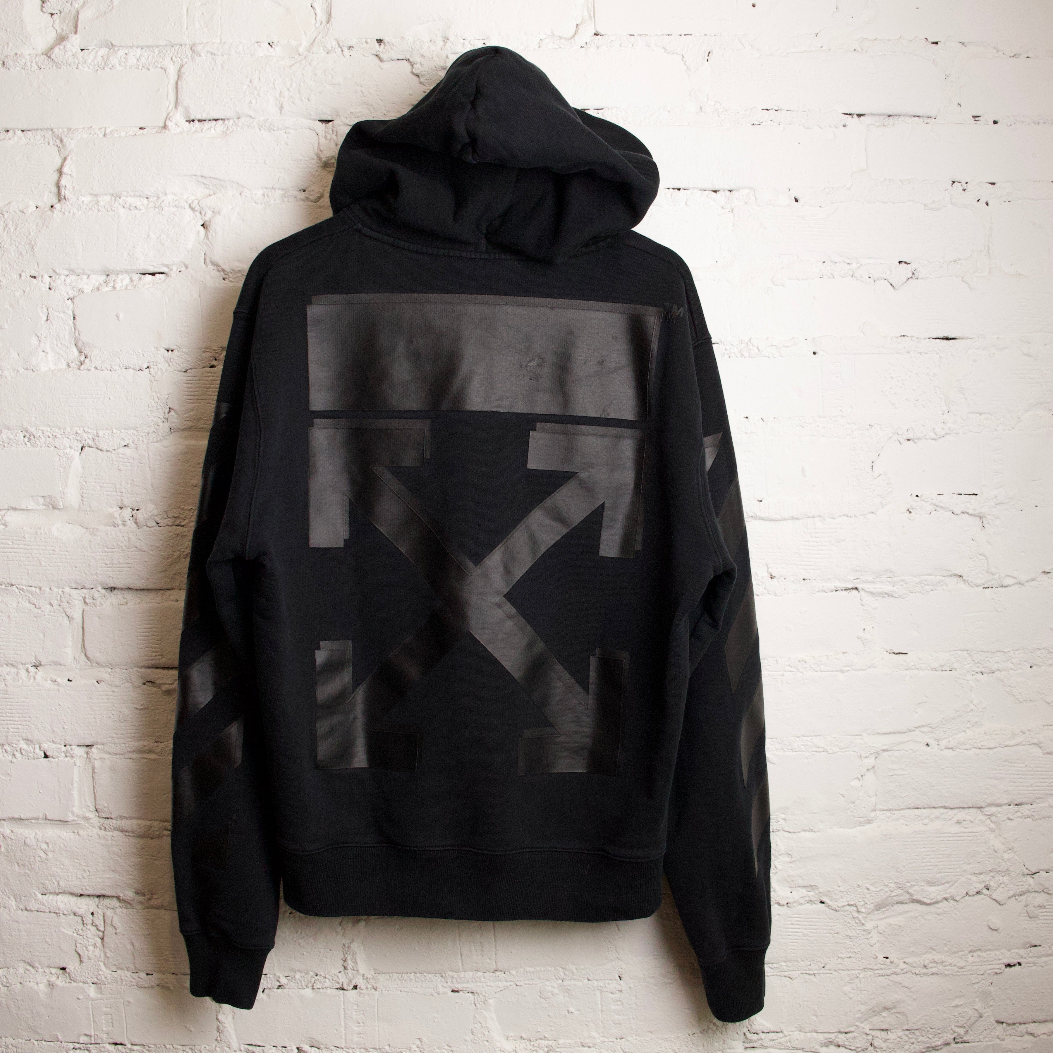 OFF-WHITE Rubber Arrows Cotton Hoodie – N-Hype