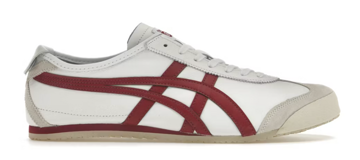 Onitsuka Tiger Mexico 66 White Burgundy Showroom NHype Lodz Polska