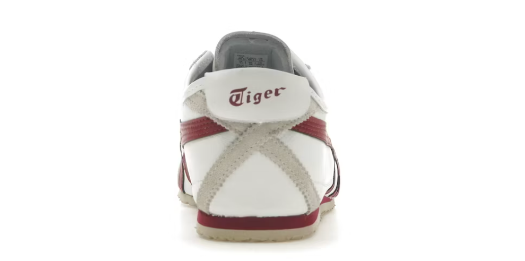 Onitsuka tiger white burgundy on sale