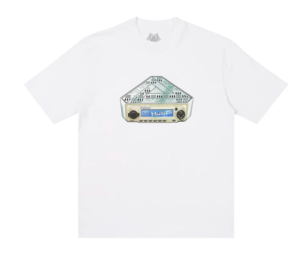 Palace Baked P3 T-Shirt White Showroom NHype Lodz Polska 2