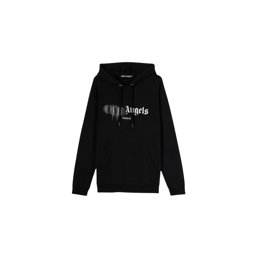 Palm Angels Paris Sprayed Hoodie Black – N-Hype