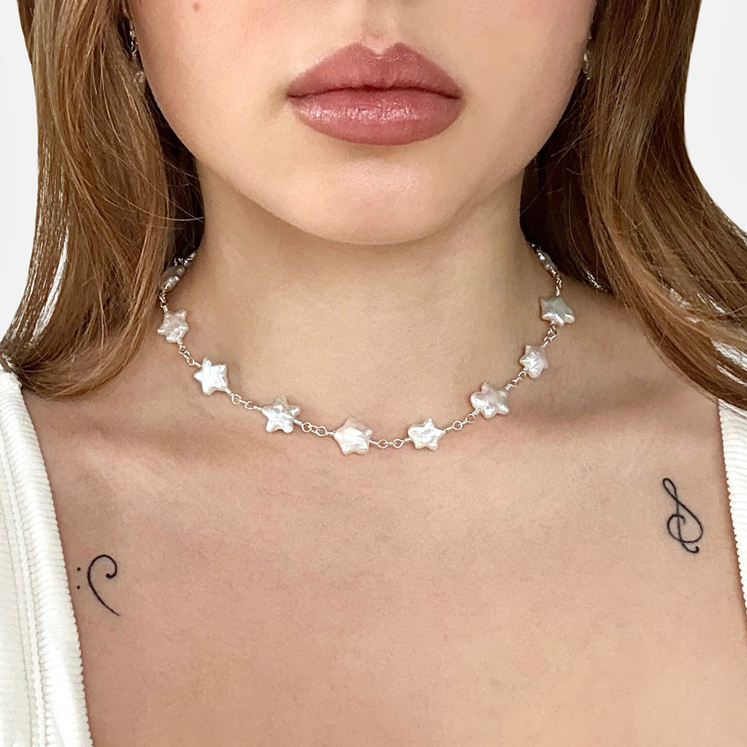Dwa Głosy Star Pearl Choker
