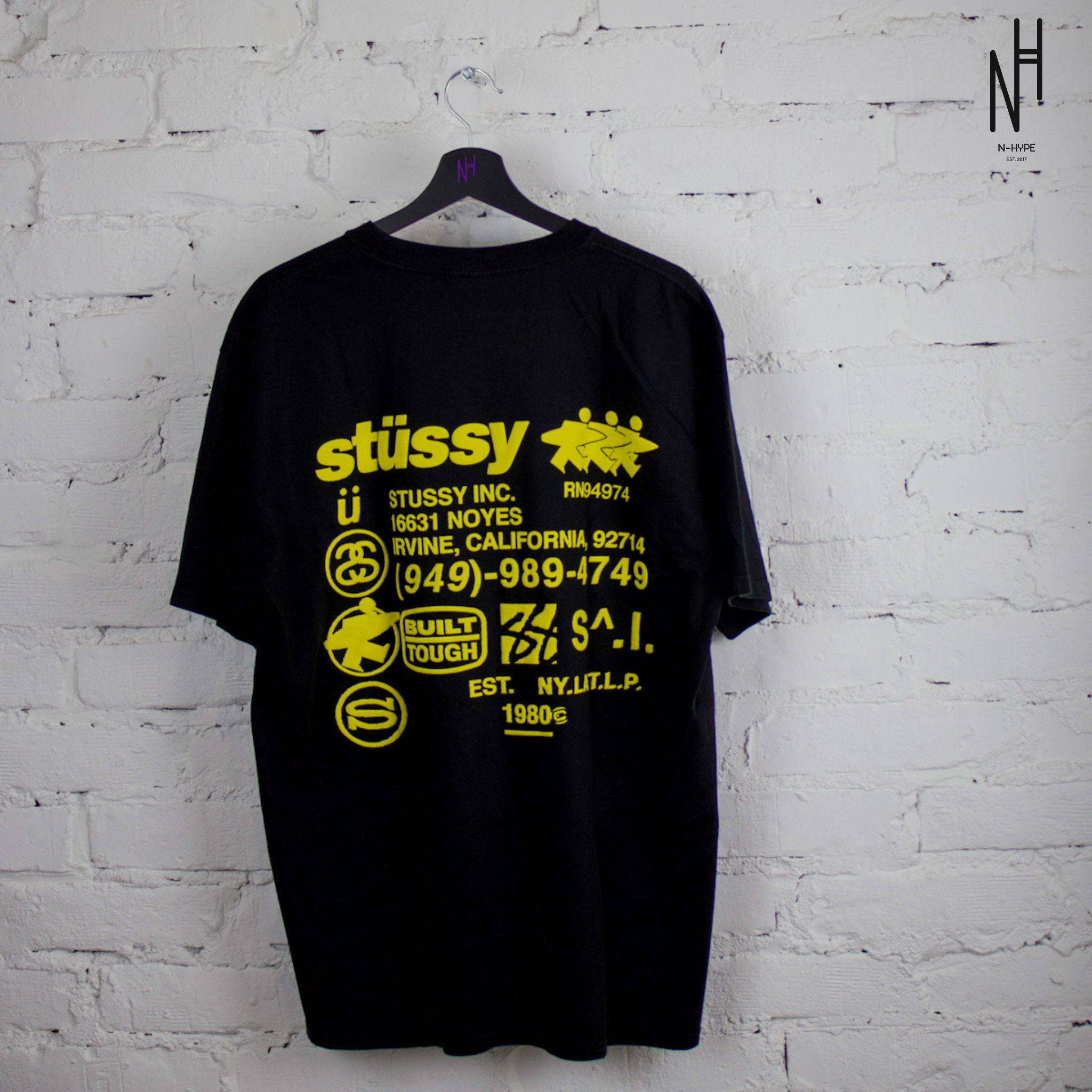 Stussy DNA Pigment Dyed Tee Black