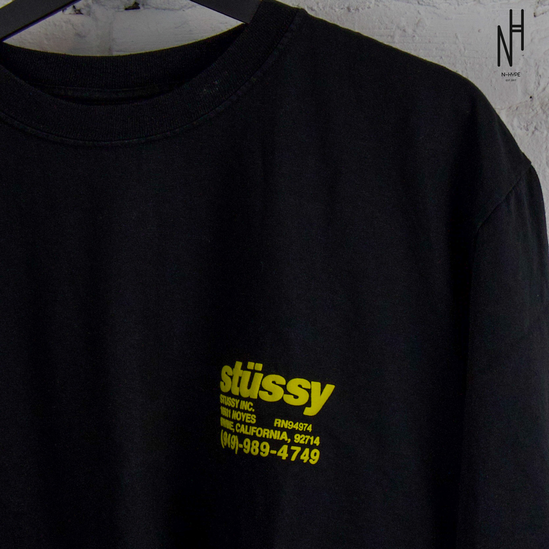 Stussy DNA Pigment Dyed Tee Black – N-Hype Stussy DNA Pigment Dyed Tee Black – N-Hype