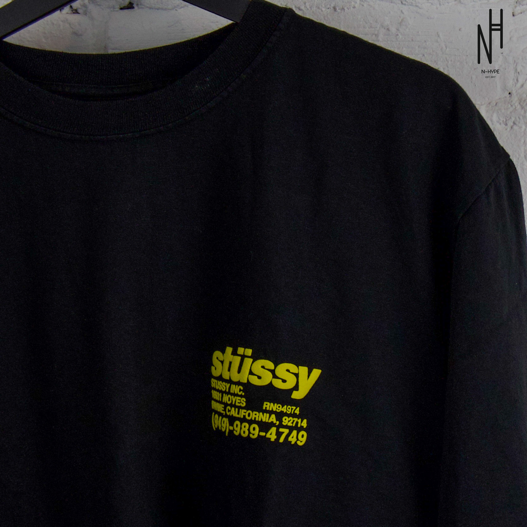 Stussy DNA Pigment Dyed Tee Black