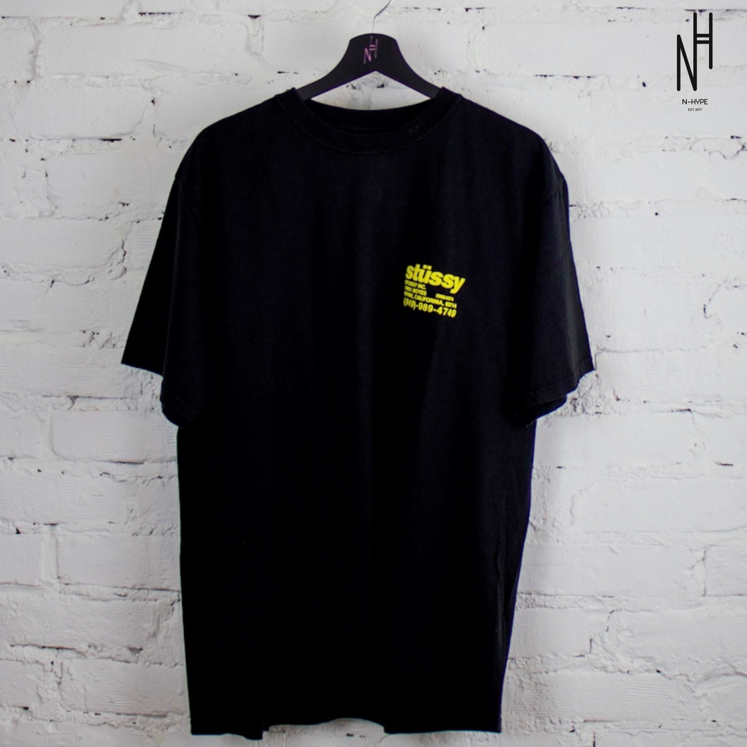Stussy DNA Pigment Dyed Tee Black – N-Hype Stussy DNA Pigment Dyed Tee Black – N-Hype