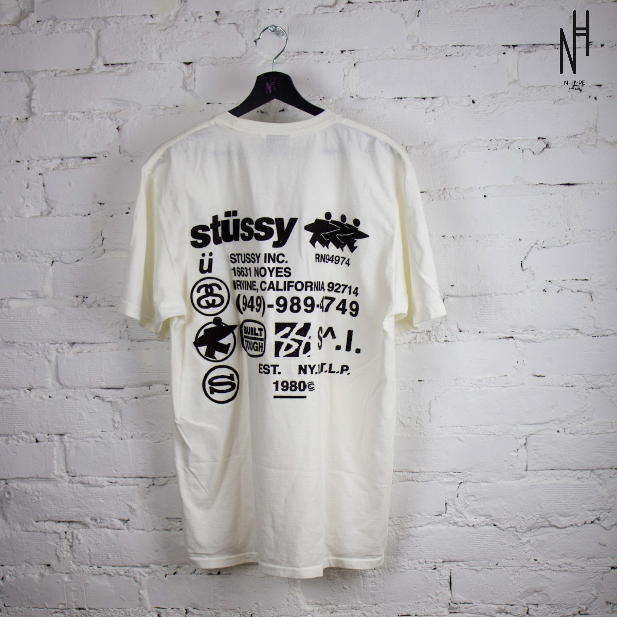 Stussy DNA Pigment Dyed Tee Natural