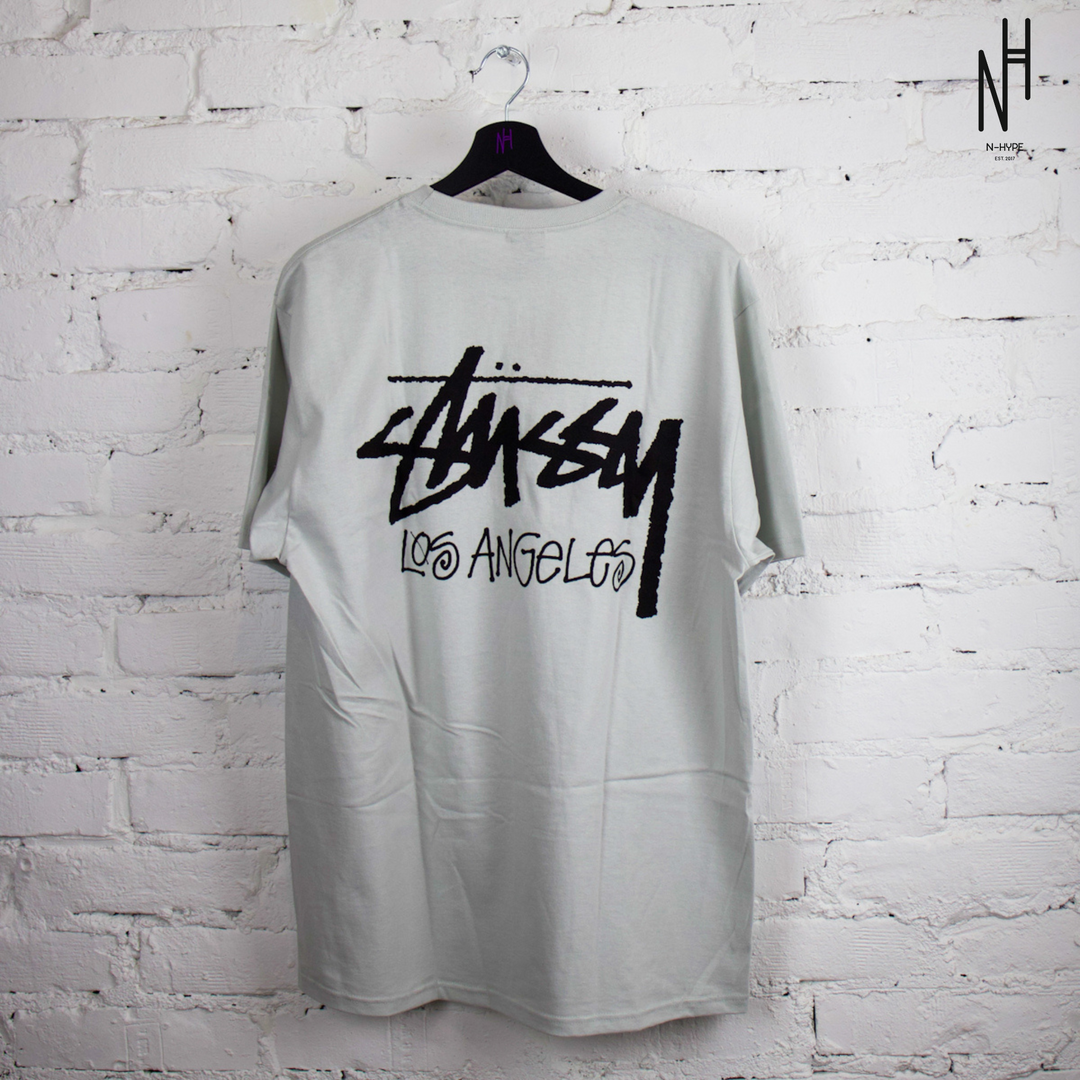 Stussy Stock Los Angeles Tee Grey