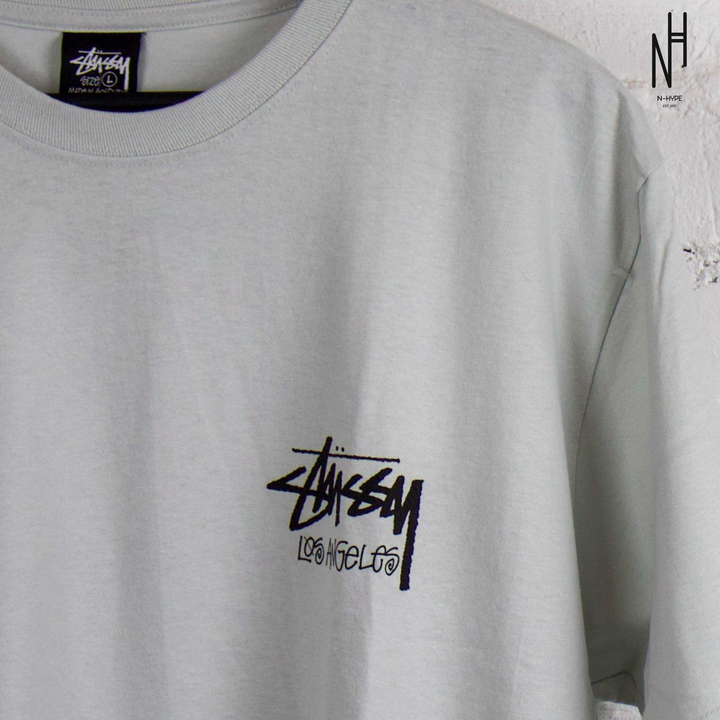 Stussy Stock Los Angeles Tee Grey