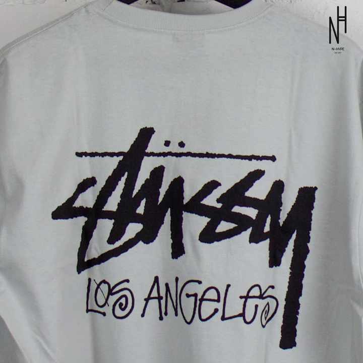 Stussy Stock Los Angeles Tee Grey