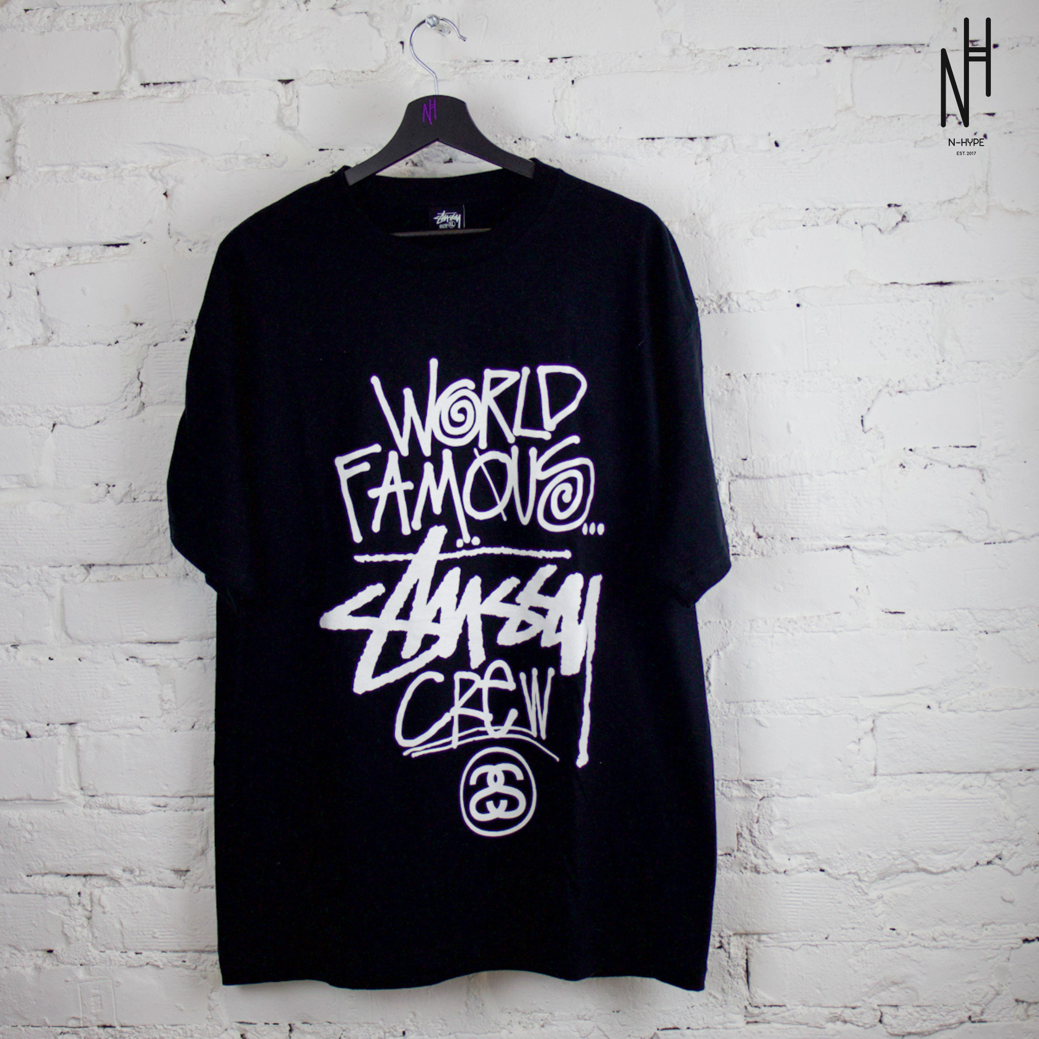 Stussy World Tour Tee Black