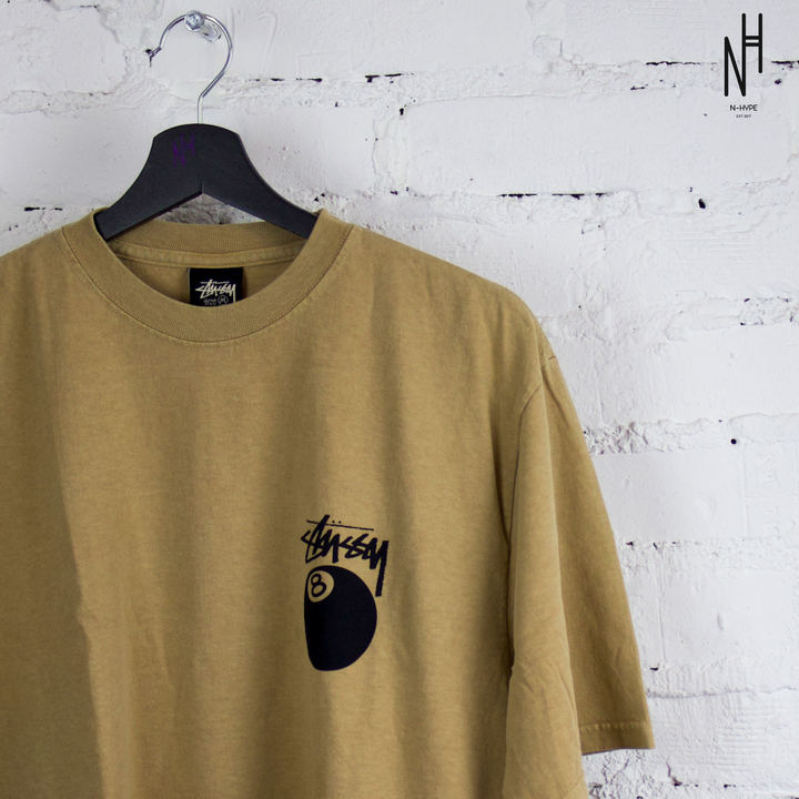 Stussy 8 Ball Pigment Dyed Tee Khaki