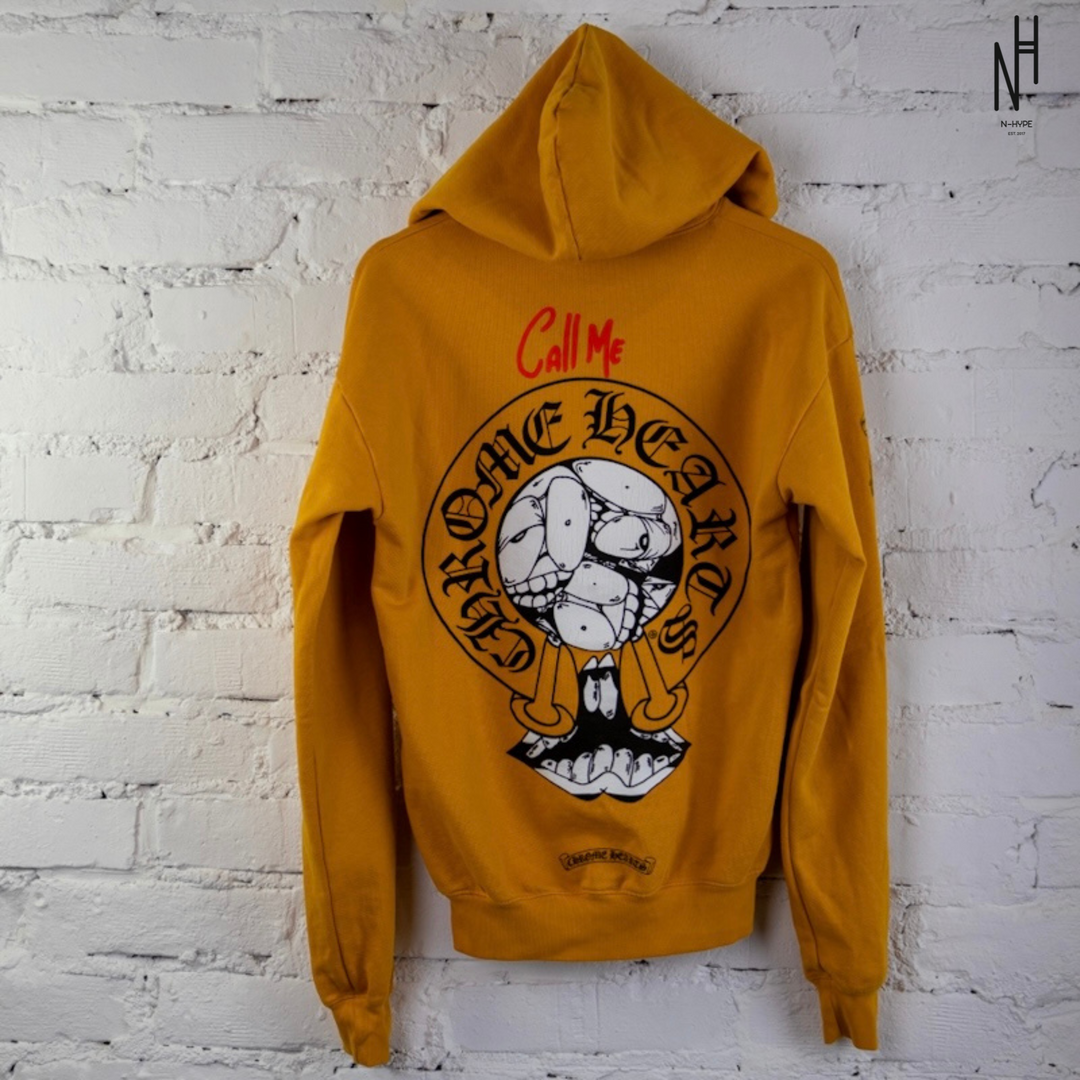 Chrome Hearts Matty Boy Call Me Hoodie Yellow