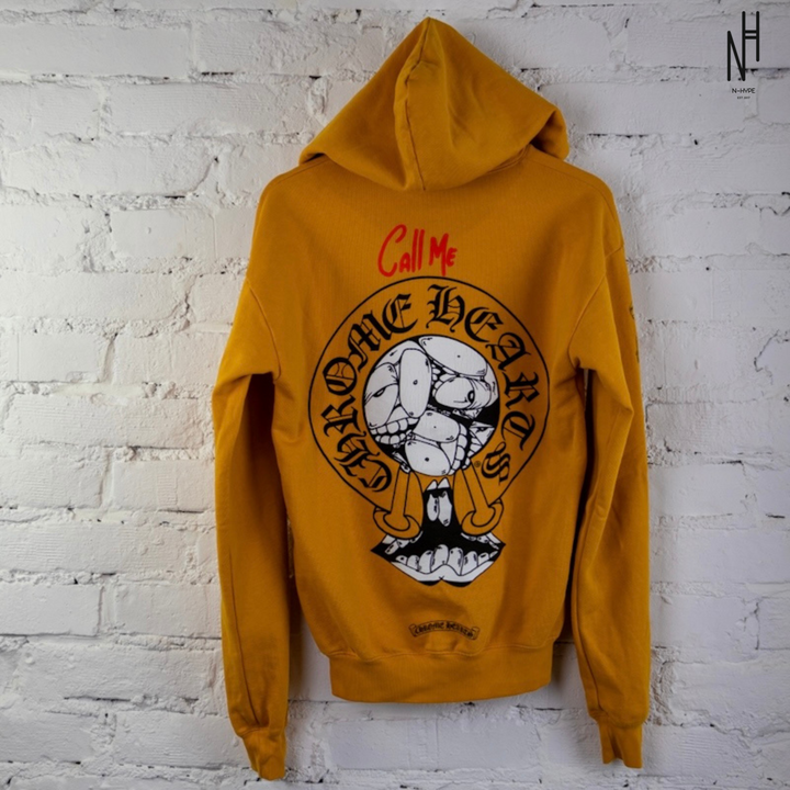 Chrome Hearts Matty Boy Call Me Hoodie Yellow