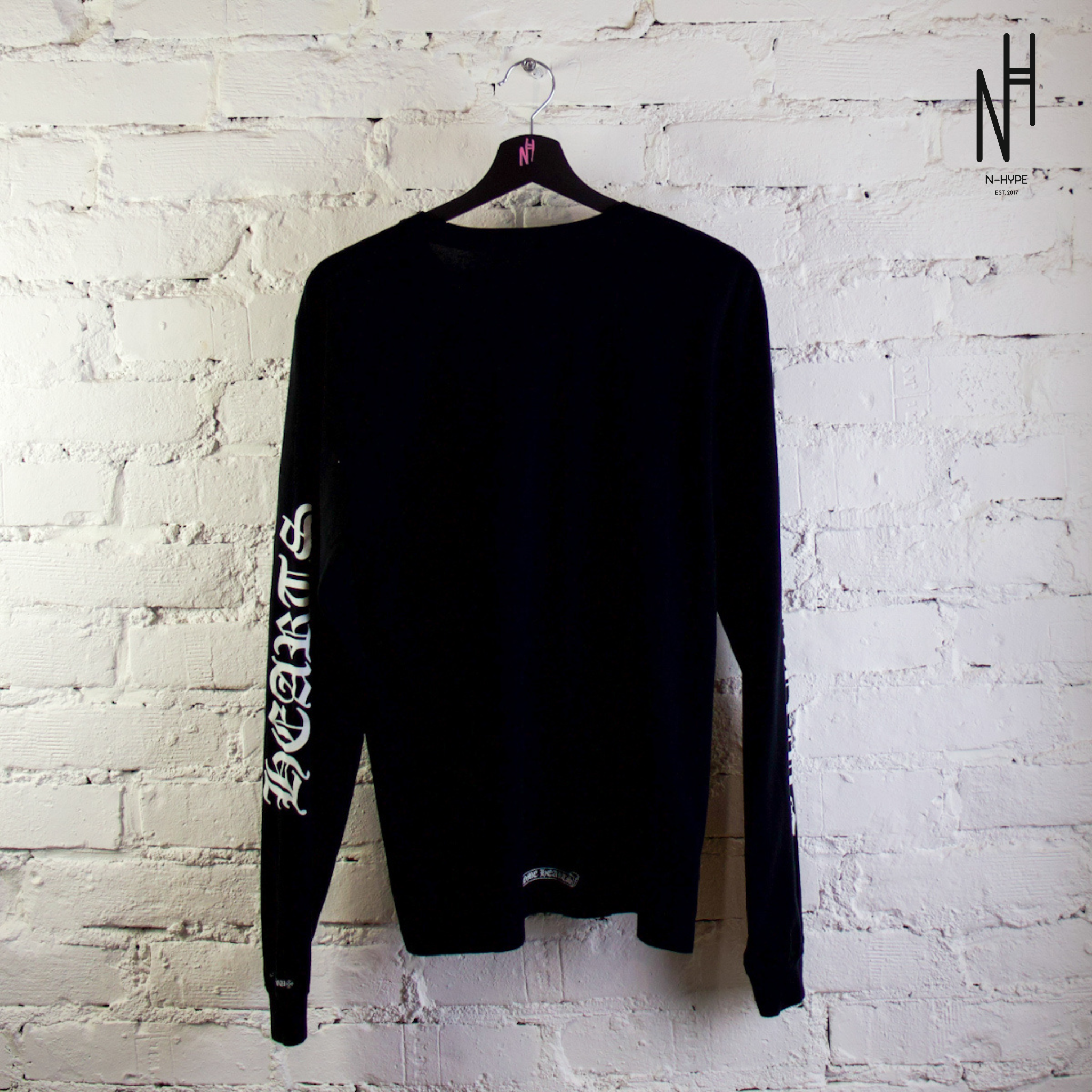 Chrome Hearts Neck Logo Long Sleeve Black