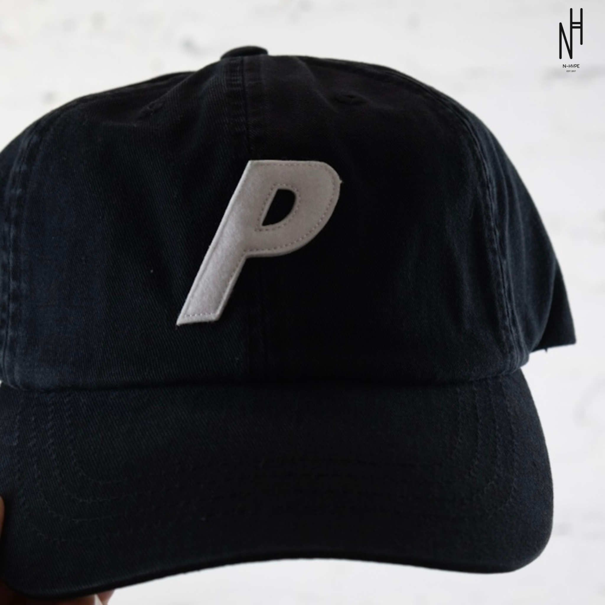 Palace London Waffle Beanie Navy