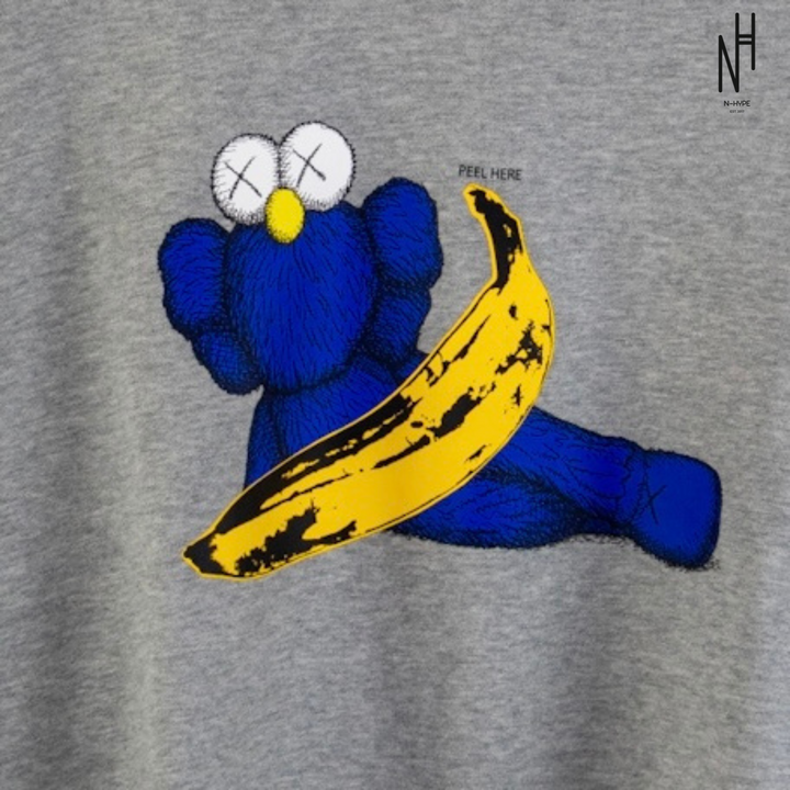 KAWS Uniqlo x Andy Warhol Banana Graphic Sweatshirt