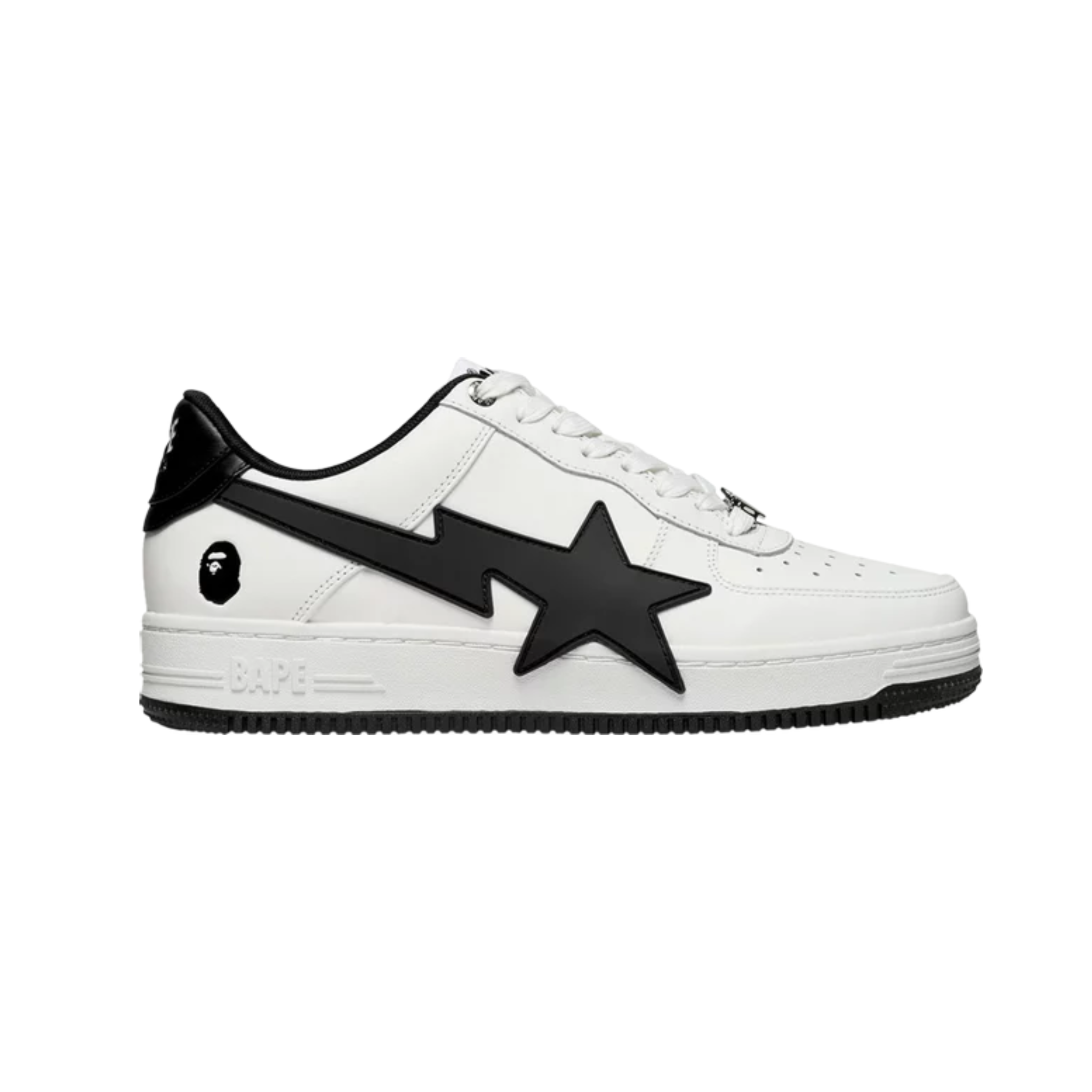 A Bathing Ape Bape Sta OS #2 White Black