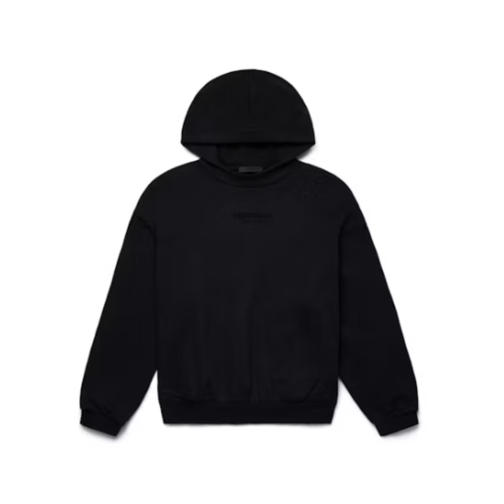 Essentials Hoodie Jet Black